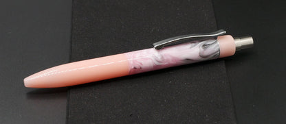 Preston Ballpoint - CORRL Elderberry Lace resin and light pink acrylic -  -