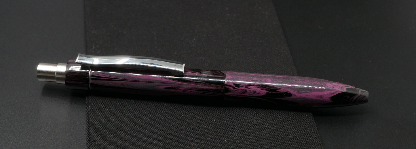 Preston Ballpoint - Purple female ebonite