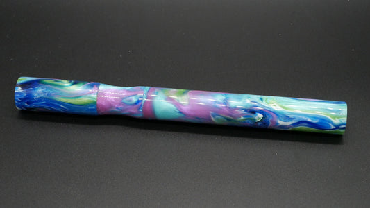 Hale - Small - Corrl Turqouise Abalone resin - Jowo #6 nib