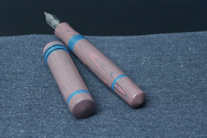 Knickerbocker - Large - Nikko Pink/Gray ripple ebonite