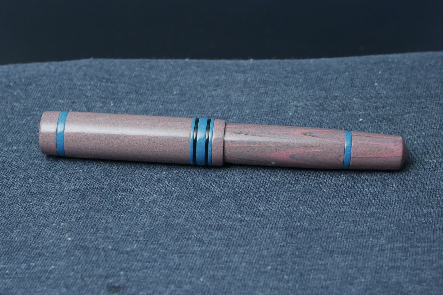 Knickerbocker - Large - Nikko Pink/Gray ripple ebonite