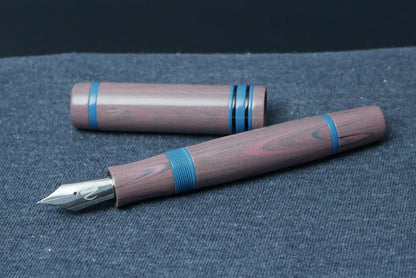 Knickerbocker - Large - Nikko Pink/Gray ripple ebonite