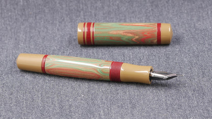 Knickerbocker - Medium - SEM Italy, Sand, and Ponceau- #6 nib