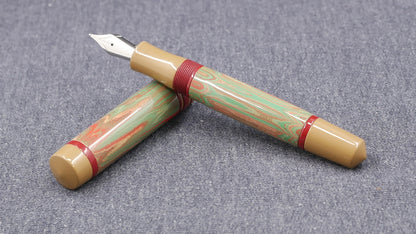 Knickerbocker - Medium - SEM Italy, Sand, and Ponceau- #6 nib