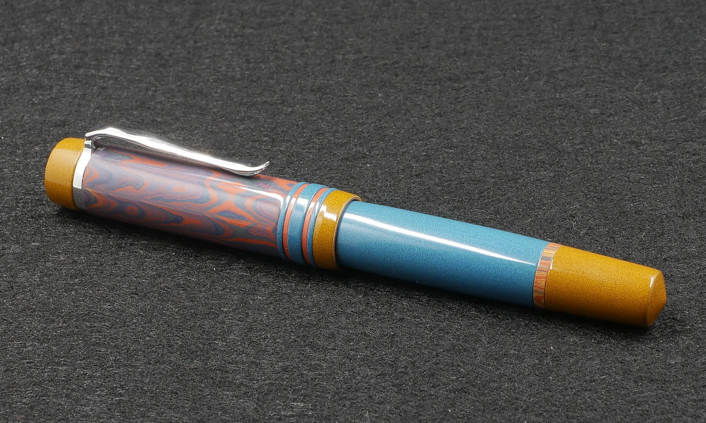 Knickerbocker - Medium - SEM & Nikko ebonites Retro 1 - cast clip - #6 nib