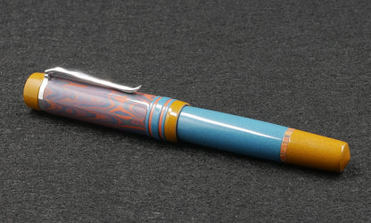 Knickerbocker - Medium - SEM & Nikko ebonites Retro 1 - cast clip - #6 nib