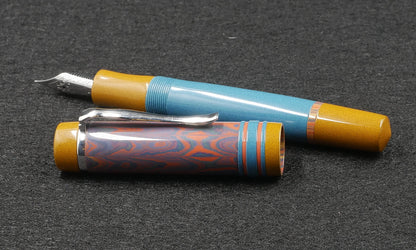 Knickerbocker - Medium - SEM & Nikko ebonites Retro 1 - cast clip - #6 nib