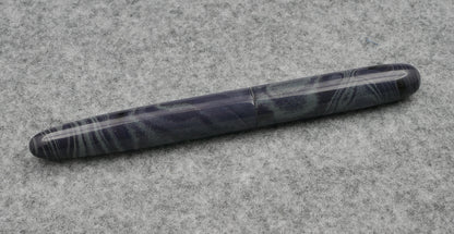 Majestic - Large - Nikko purple gray marble ebonite - Jowo #6 nib