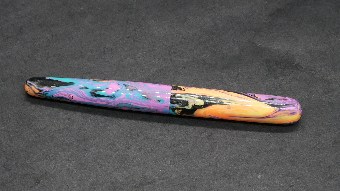 Majestic - Small - Carolina Pen Co Hot 90s resin - #6 nib