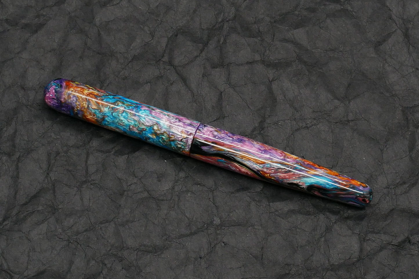 Majestic - Small - Carolina Pen Co PM4 & black resin - #6 nib