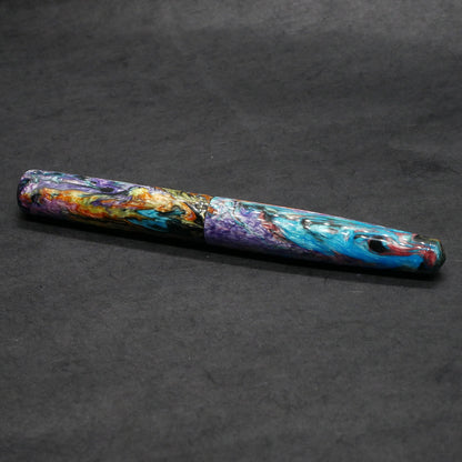 Moody - Medium – Carolina Pen Co Black PM4 resin - #6 nib