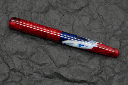 Moody - Small - Red White Blue resin - #6 nib