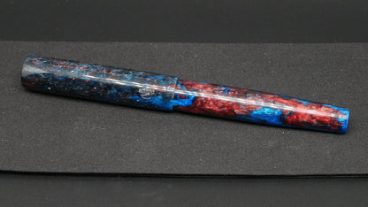 Orville - small - Brooks Blue & Red resin - #6 nib 1