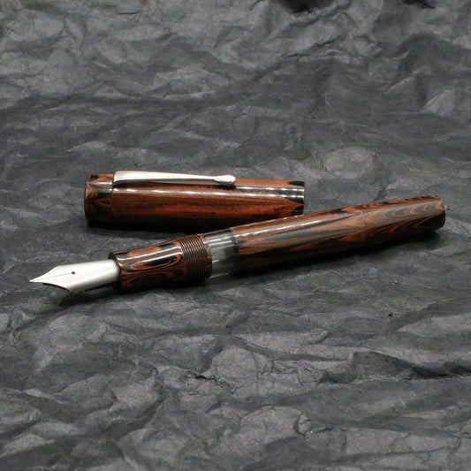 Orville - medium - SEM Cumblerand ebonite - piston - clip - Bock #8 nib