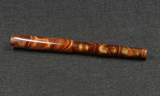 Orville - slim - Apricot acrylic - #6 nib