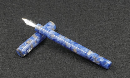 Orville - slim - Blue Shell acrylic - #6 nib