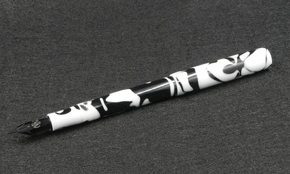 Orville - slim - Cow Patch acrylic - #6 nib