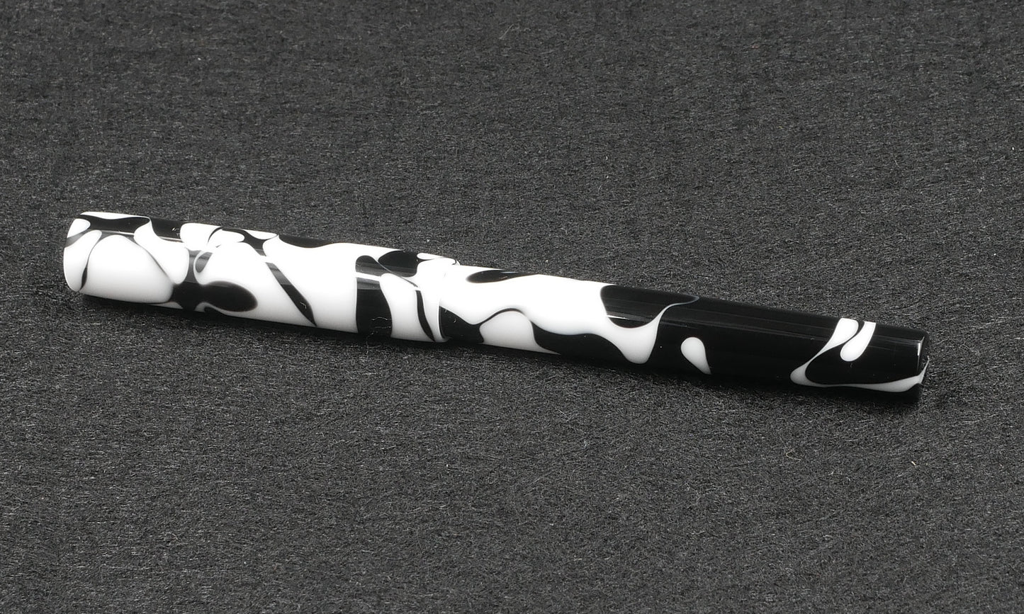 Orville - slim - Cow Patch acrylic - #6 nib