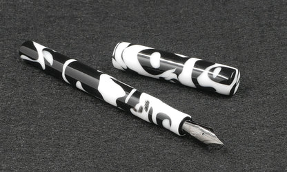 Orville - slim - Cow Patch acrylic - #6 nib