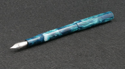 Orville - slim - Brooks Dark Teal resin - #6 nib