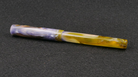 Orville - slim - D Squared Arts Arkansas Abalone resin - #6 nib