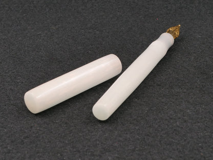 Orville - slim - D Squared Arts Pink Pearl resin - #6 nib