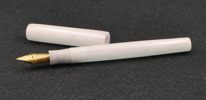 Orville - slim - D Squared Arts Pink Pearl resin - #6 nib