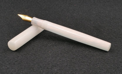 Orville - slim - D Squared Arts Pink Pearl resin - #6 nib