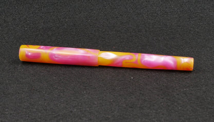 Orville - slim - Pink and Yellow Swirl acrylic - #6 nib