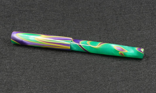 Orville - slim - Mardi Gras Waves acrylic - #6 nib