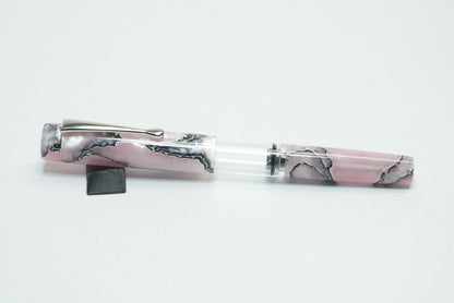 Orville - small - Pink Storm Mesh acrylic - Jowo #6 - Syringe fill