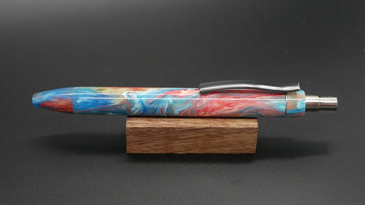 Preston Ballpoint - CORRL Creations Flower Gardens resin - clip (1)