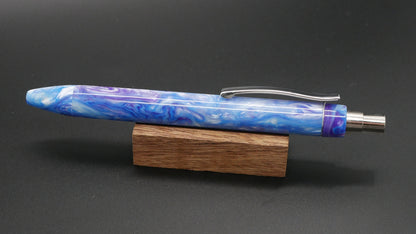 Preston Ballpoint - Mutt Blanks blues and purples resin - clip (3)