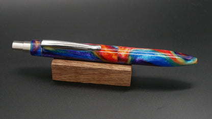 Preston Ballpoint - McKenzie Oil Slick resin - clip