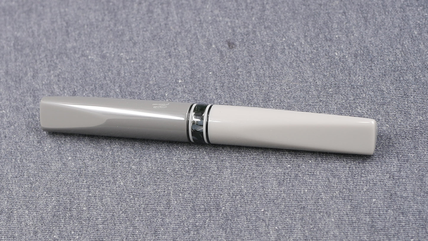 Prospector - Medium - Grayscale acrylics, Mazzuchelli ceblox ring - Jowo #6 nib