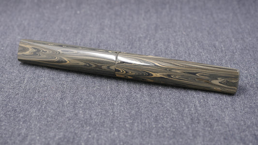 Prospector - Medium - SEM Male ripple ebonite - Jowo #6 nib