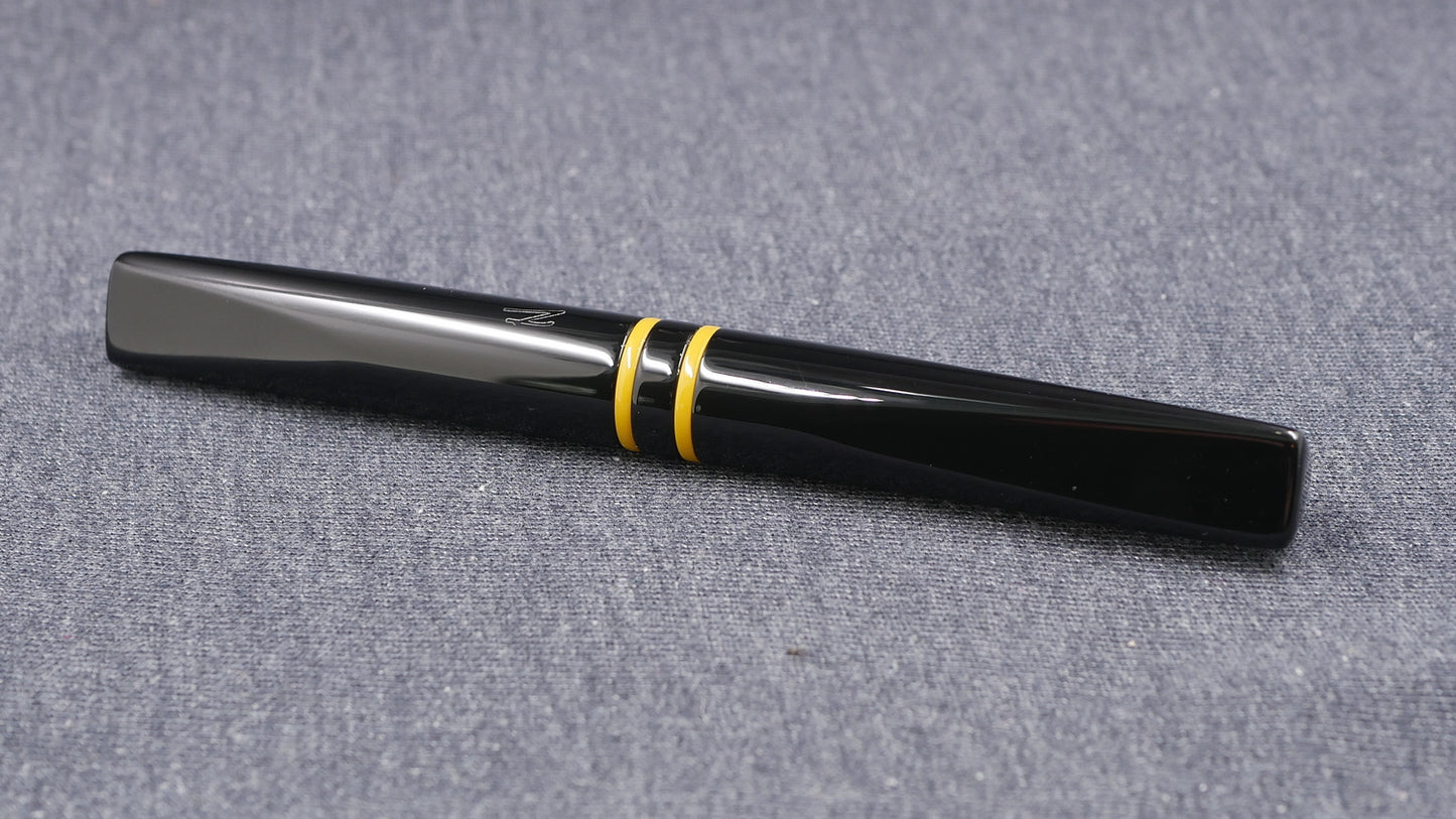 Prospector - Small - Black and Yellow acrylics - Jowo #6 nib