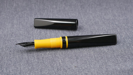Prospector - Small - Black and Yellow acrylics - Jowo #6 nib