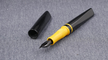 Prospector - Small - Black and Yellow acrylics - Jowo #6 nib