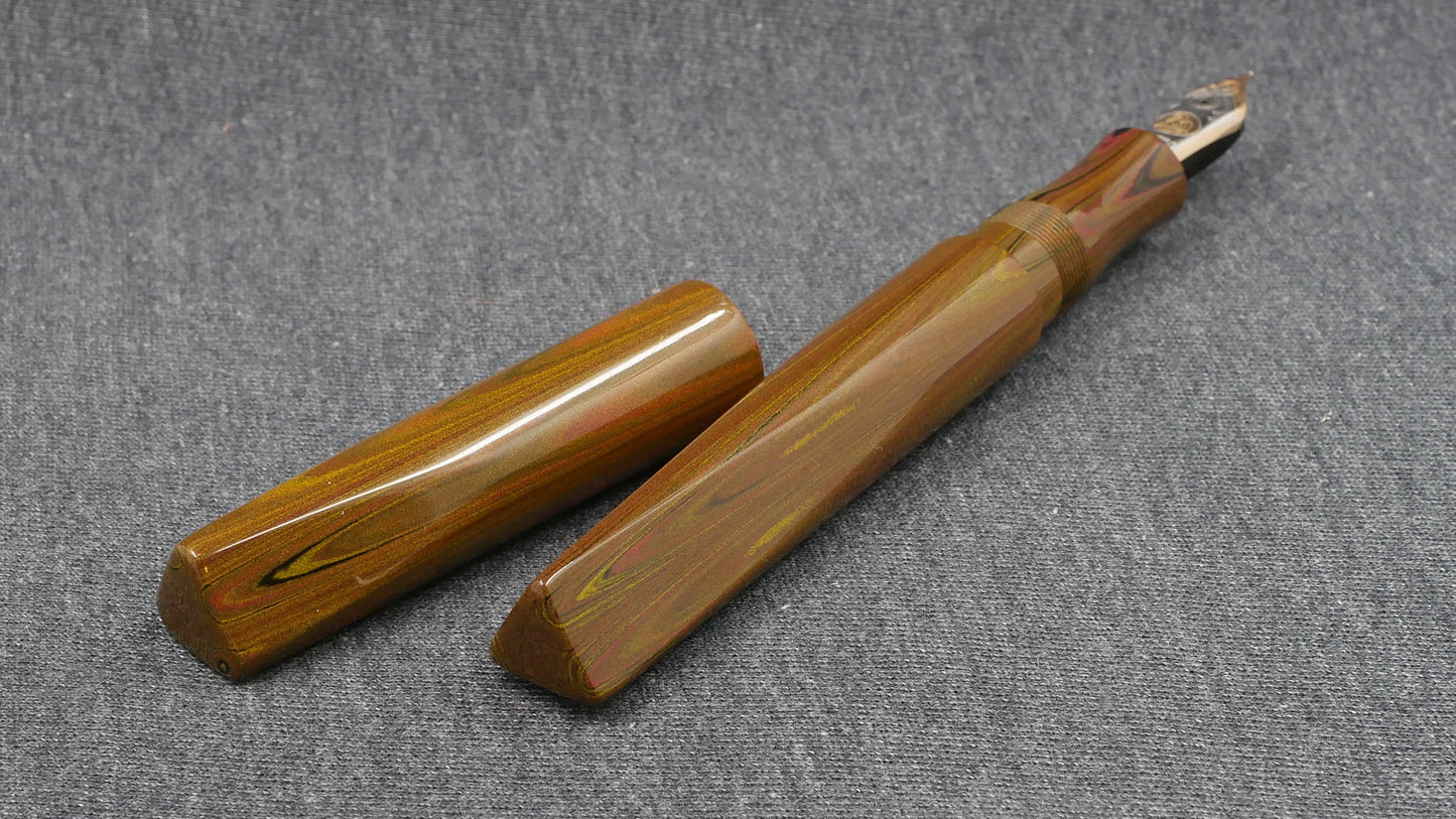 Prospector - Medium - NIKKO autumn ebonite - M1000 nib (not available from me)