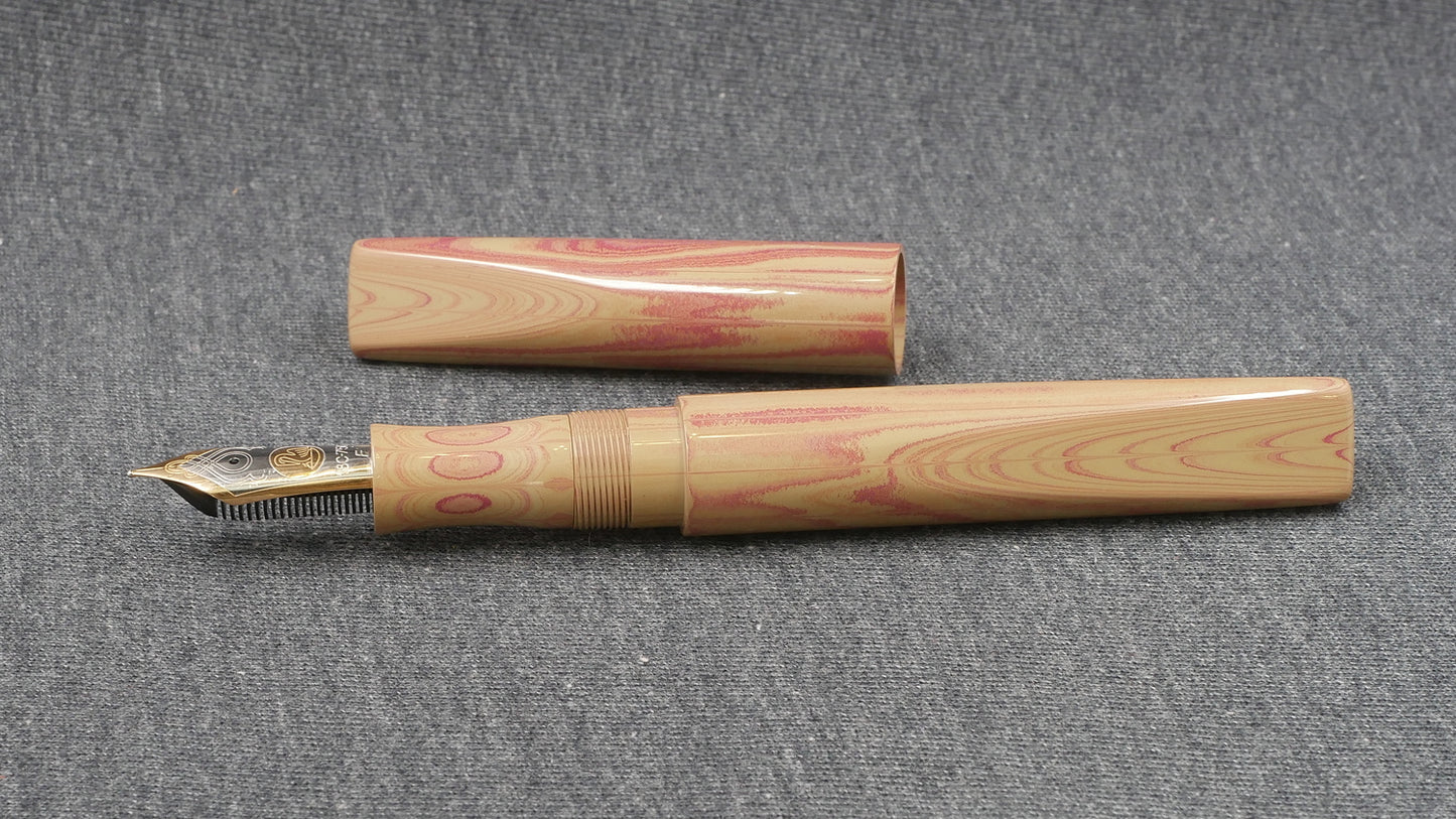 Prospector - Medium - SEM desert rose ebonite - M1000 nib (not available from me)