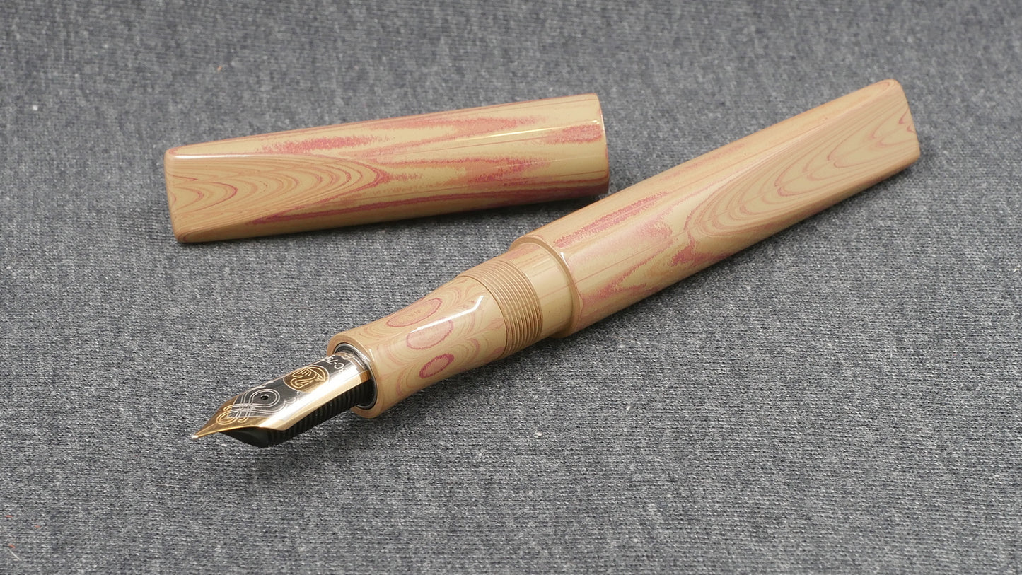 Prospector - Medium - SEM desert rose ebonite - M1000 nib (not available from me)