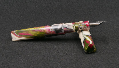 Prospector - Medium - Brooks Ivory Roses resin - Jowo #6 nib