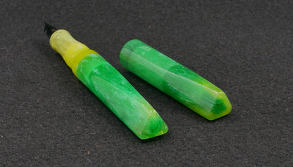 Prospector - Medium - Eel And Anchor Neon Lemon Lime resin - Jowo #6 nib