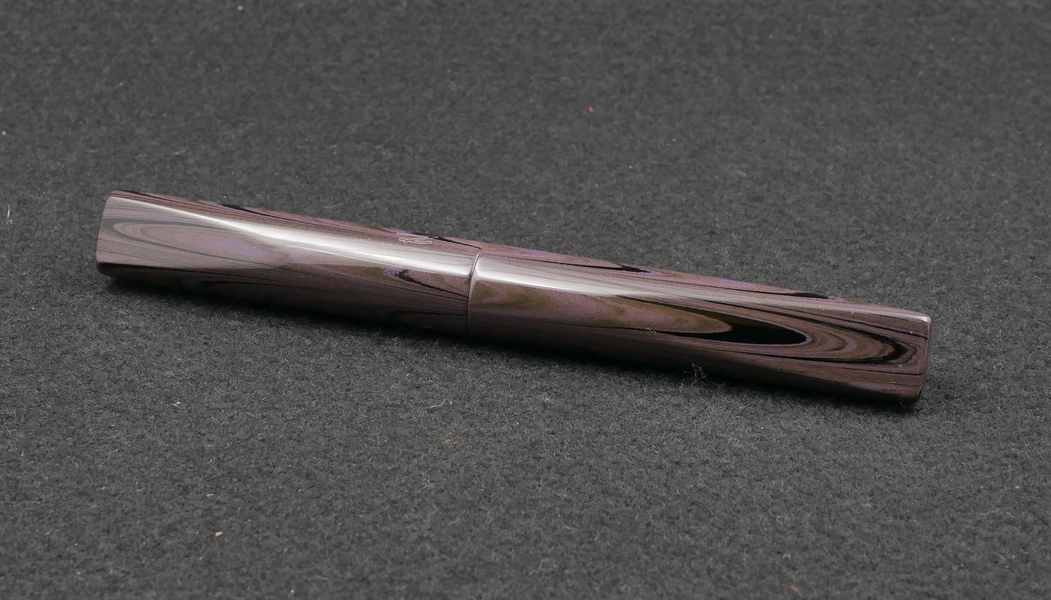 Prospector - Medium - Nikko Purple ripple ebonite - Jowo #6 nib