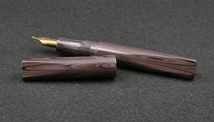 Prospector - Medium - Nikko Purple ripple ebonite - Jowo #6 nib