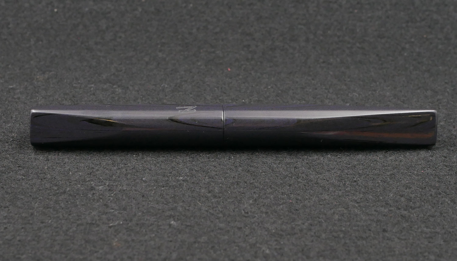 Prospector - Small - Nikko Ultra Dark Purple ripple ebonite - Jowo #6 nib