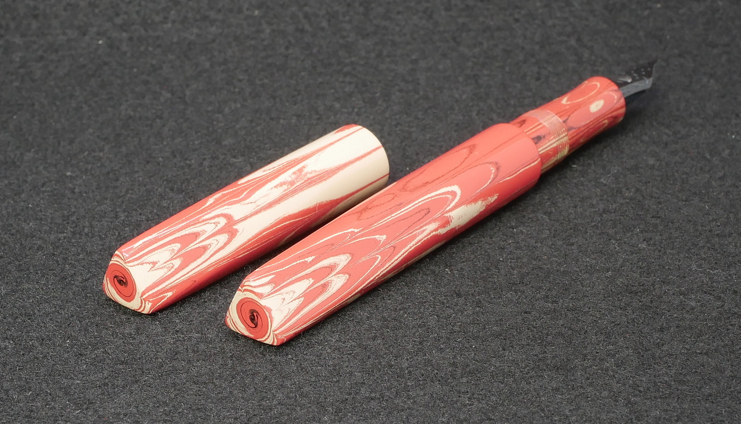 Prospector - Small - SEM Briar no. 5 ebonite - Jowo #6 nib