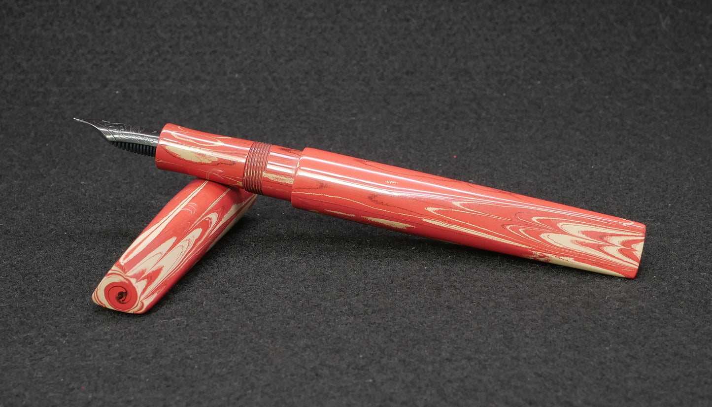 Prospector - Small - SEM Briar no. 5 ebonite - Jowo #6 nib