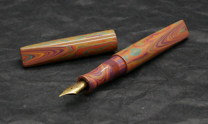 Prospector - Medium - SEM Rainbow ebonite - #6 nib